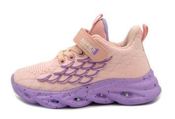 Кроссовки для девочки KIMBO Розово-фиолетовый (K936-1F pink-purple (22 (14 см))
