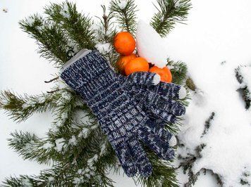 Перчатки для женщин No brand Чорний (Rsens blue (all size)
