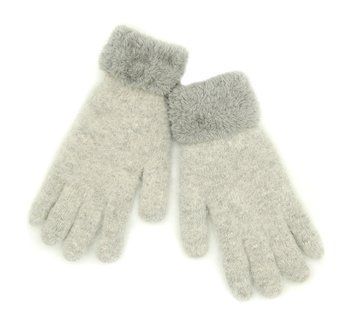 Перчатки женские RuBi Светло-серый (2026 l-grey (all size (длина 23 см)))