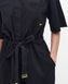 Жіночий комбінезон Barbour International Rosell із суміші бавовни та льону Чорний (LDR0760 black lav25 (XL (EUR 42))