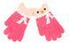 Перчатки для девочки RuBi Темно-розовый (C207 d-pink (3-5 лет (обхват 13 см, длина перчатки 13,5 см))
