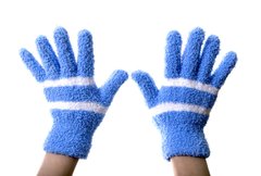 Рукавички для діток Baolly Синій (Rplush blue (10-14 років (обхват 18 см, довжина рукавиці 19,5 см))