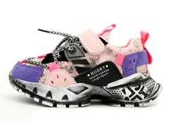 Кросівки для дівчинки KIMBO Сіро-Рожевий (DD568-2F gray-pink (38 (24 см))