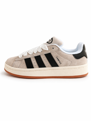 Кросівки Adidas Campus No brand Унісекс Сіро-бежевий 36 (23,5 см) (b243 grey-beige)