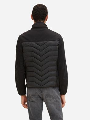 Легка демісезонна куртка Tom Tailor Чоловіча Чорний S (1034035 black)