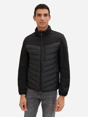 Легка демісезонна куртка Tom Tailor Чоловіча Чорний S (1034035 black)