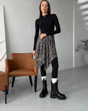 Зимние ботинки челси женские Meideli Черный (D41 black (36 (23,5 см))