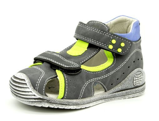 Сандалии для мальчика BBT Kids Сиро-салатовое (H1927-3 grey-green (22 (14,5 см))