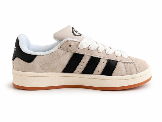 Кросівки Adidas Campus No brand Унісекс Сіро-бежевий 36 (23,5 см) (b243 grey-beige)