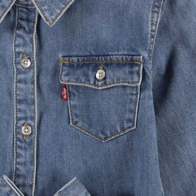 Джинсова сукня Levi's для дівчаток у блакитному кольорі. (J350 pvu milestone (140 (10A))