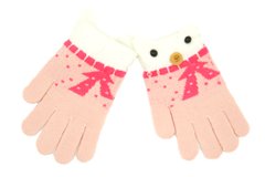 Рукавички для дівчинки RuBi Світло-рожевий (C207 l-pink (3-5 років (обхват 13 см, довжина рукавиці 13,5 см))