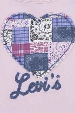 Комплект 2в1 Levi's для дівчинки: лонгслів та джинси Рожево-синій (502 set pvu lotus (62 (3m))