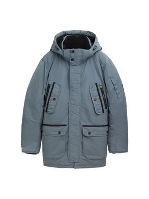 Зимняя куртка Парка мужская Tom Tailor Серо-голубой (1039772 grey-blue XL)