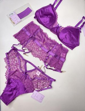 Пояс для панчох жіночий Empress Mimi London Фіолетовий (NOI SU purple (XS)