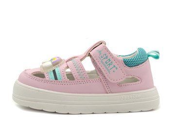 Светящиеся босоножки, мокасины для девочки Tom.M Розовый (0692 pink (26 (17 см))
