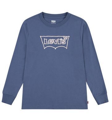 Лонгслив Levis для детей из органического хлопка с логотипом Синий (184 pvu blue (92 (2A))