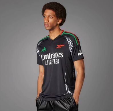 Футболка чоловіча Adidas Arsenal XL 24/25 Away Jersey Black IT6148 Чорний (IT6148 black lav25 (XL)