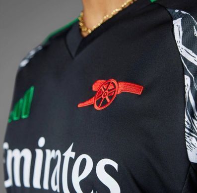 Футболка чоловіча Adidas Arsenal XL 24/25 Away Jersey Black IT6148 Чорний (IT6148 black lav25 (XL)