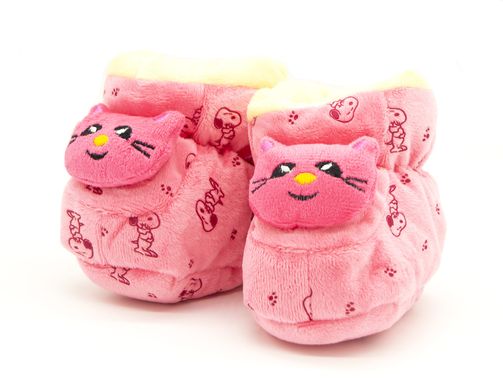 Пінетки для немовлят Леопард Темно-Рожевий (YY18 d-pink (11 см)