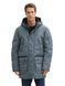 Зимняя куртка Парка мужская Tom Tailor Серо-голубой (1039772 grey-blue XL)