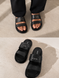 Шлепанцы в стиле Hermes Meideli Женские Черный 41 (26 см) Код: d009 black