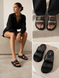 Шлепанцы в стиле Hermes Meideli Женские Черный 41 (26 см) Код: d009 black