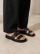 Шлепанцы в стиле Hermes Meideli Женские Черный 41 (26 см) Код: d009 black