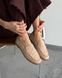 Замшевые лоферы Bashili Женские Светло-бежевый 36 (23 cм) (h6547 l-beige)
