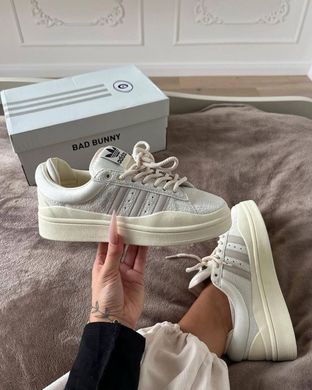 Кроссовки женские Adidas Campus x Bad Bunny Кремовый (B1878 cream (40 (25,5 см))