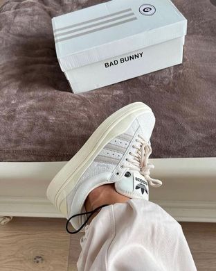 Кроссовки женские Adidas Campus x Bad Bunny Кремовый (B1878 cream (40 (25,5 см))