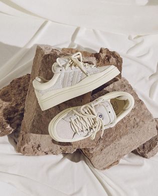 Кроссовки женские Adidas Campus x Bad Bunny Кремовый (B1878 cream (36 (23,5 см))