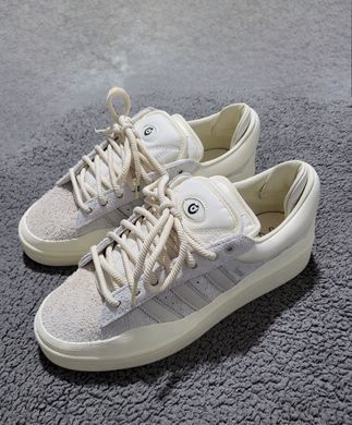 Кроссовки женские Adidas Campus x Bad Bunny Кремовый (B1878 cream (40 (25,5 см))