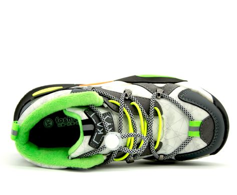 Кросівки на флісі для хлопчика Paliament Сіро-салатовий (A030 grey-green (32 (19,5 см))