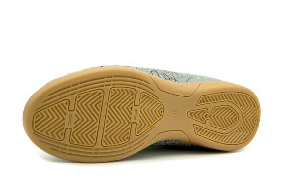 Футзалки для детей Walked Серый с салатовым (SALW103J grey-green (36 (23 см))