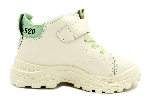 Ботинки для девочек FZD Бежевый с зеленым (B501-7 beige-green (32 (18,5 см))