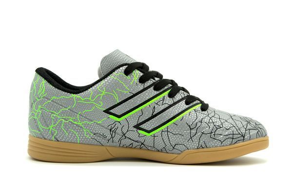 Футзалки для детей Walked Серый с салатовым (SALW103J grey-green (36 (23 см))