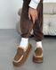 Утепленные лоферы женские ITTS Коричневый (5271-45 brown (36 (23 см))