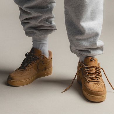 Кросівки Nike Air Force 1 Low Flax унісекс No brend Коричневий (cj9179-200 camel (36 (23 см))