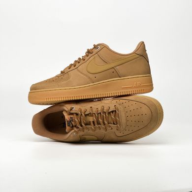 Кросівки Nike Air Force 1 Low Flax унісекс No brend Коричневий (cj9179-200 camel (36 (23 см))
