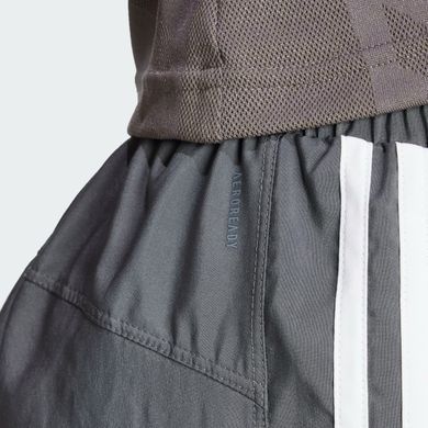 Шорти Adidas PACER TRAINING 3-STRIPES WOVEN HIGH-RISE жіночі Сірий (GM2950 grey LPP (XS (EUR 34))