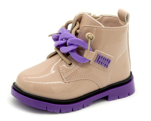 Деми для девочек GFB Бежевый фиолетовый (K1140-4 beige-purple (21 (13,5 см))