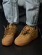 Кросівки Nike Air Force 1 Low Flax унісекс No brend Коричневий (cj9179-200 camel (36 (23 см))