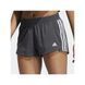 Шорти Adidas PACER TRAINING 3-STRIPES WOVEN HIGH-RISE жіночі Сірий (GM2950 grey LPP (XS (EUR 34))