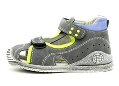 Сандалі для хлопчика BBT Kids Сіро-салатойвий (H1927-3 grey-green (27 (18 см))