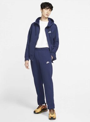Брюки мужские Nike на флисе Sportswear Club Pant Oh Bb Blue Голубой (BV2707-410 blue lav25 (XS)