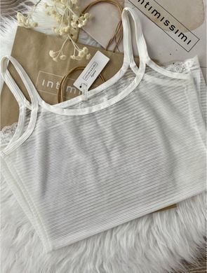 Майка з прозорого тюлю жіноча Intimissimi Білий (modp67209 white (M)