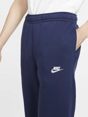 Брюки мужские Nike на флисе Sportswear Club Pant Oh Bb Blue Голубой (BV2707-410 blue lav25 (XS)