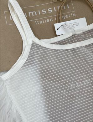 Майка з прозорого тюлю жіноча Intimissimi Білий (modp67209 white (M)