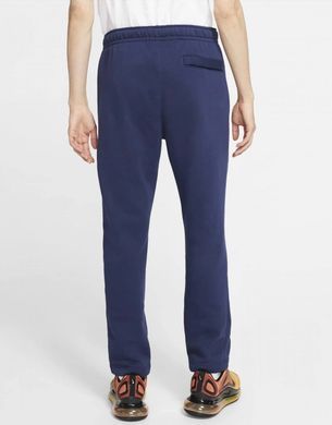 Брюки мужские Nike на флисе Sportswear Club Pant Oh Bb Blue Голубой (BV2707-410 blue lav25 (XS)