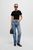 Футболка HUGO Женская Slim fit Черный (2643914-03 black lav25 (XXL)